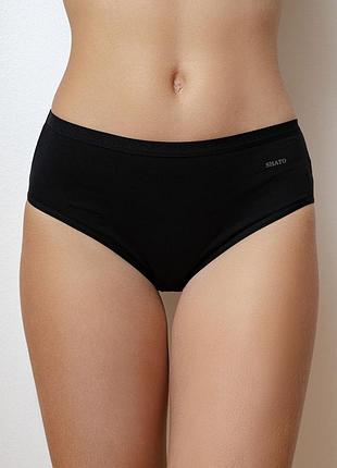 Женские высокие трусы. черный цвет. 2 штуки в упаковке. shato maxi blm 211