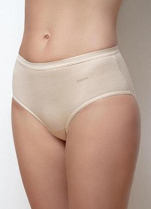 Женские высокие трусы. бежевый цвет. 2 штуки в упаковке. shato maxi blm 211 xxl