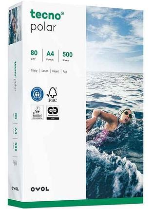 Бумага офисная 80г/м2 500арк. а4 тм tecno polar