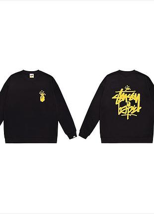 Чоловічий світшот stussy x bape
