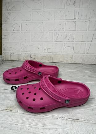 Летние резиновые кроксы crocs m8 w10