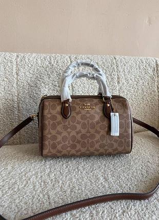Сумка coach rowan satchel
