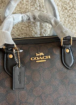 Сумка coach rowan satchel 3