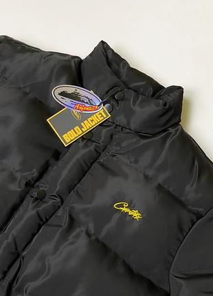 Дутый oversize пуховик corteiz bolo jacket black | куртка кортез кортейз пухан trapstar
