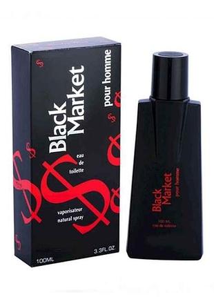 Туалетная вода для мужчин 100мл black market тм shirley may