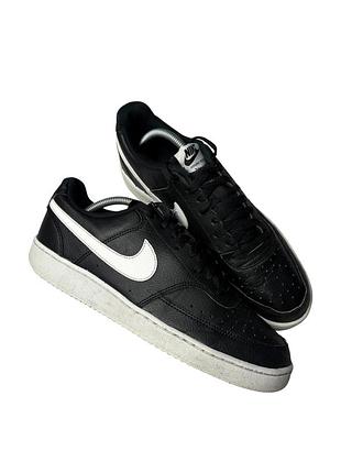Nike court vision чоловічі кросівки 43 чорно-білі