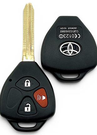 Корпус ключа toyota 3 кнопки, panic с лезвием toy 43 (н4)