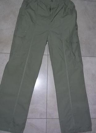 Primark (ирландия )- брюки-карго, хаки, легкие, eur 38 (44 р.-s)