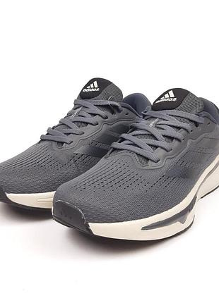 Adidas supernova stride серые 4
