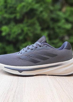 Adidas supernova stride серые 5