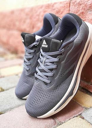 Adidas supernova stride серые 8