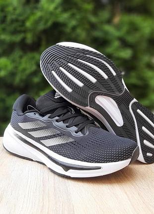 Adidas supernova stride черные с белым