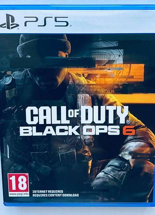 Call of duty black ops 6, б/у, русские субтитры - диск для playstation 5