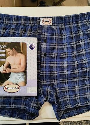 Трусы мужские семейные 100% хлопок doremi ассорти 7 (4xl)