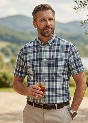 Сорочка\рубашка barbour tailored fit check shirt