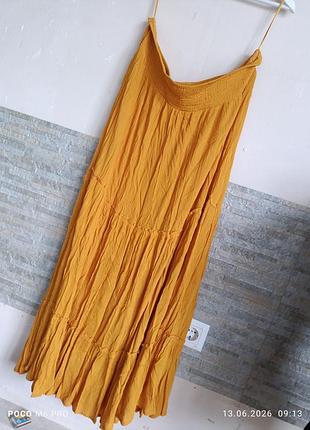 Юбка летняя f&f, индия ,3xl