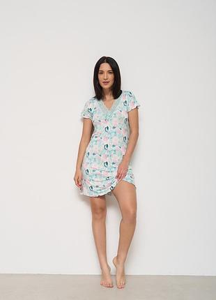 Жіноча сорочка з віскози nicoletta 81424 xl