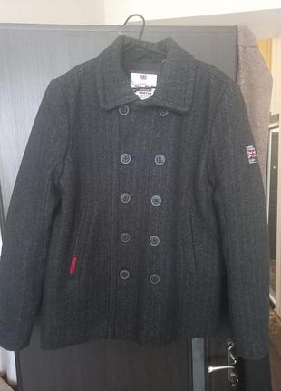 Superdry шорстке пальто бушлат xl