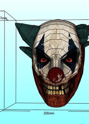 Маска поджигателя firestarter mask pay day 2 конструктор из картона papercraft паперкрафт игровой персонаж