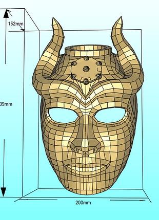 Маска сынов гарпии sons of the harpy mask конструктор из картона papercraft паперкрафт игровой персонаж