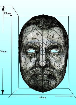 Маска улисса гранта grant the president mask конструктор из картона papercraft паперкрафт игровой персонаж