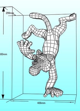 Paperkhan tiger cat character hero 3d фігура арт. 600.17.17 тигр кіт персонаж герой конструктор з картону паперкрафт disney дисней