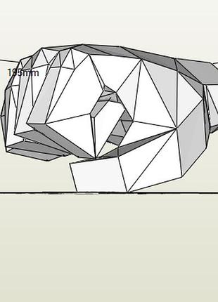 Paperkhan набір для створення 3d фігур людина рука паперкрафт papercraft подарунок іграшка сувенір конструктор для творчості