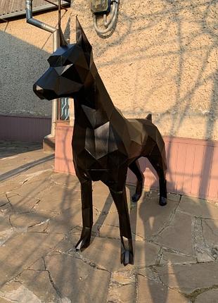Paperkhan конструктор из картона 3d фигура собака пёс паперкрафт papercraft подарочный набор сувернир игрушка