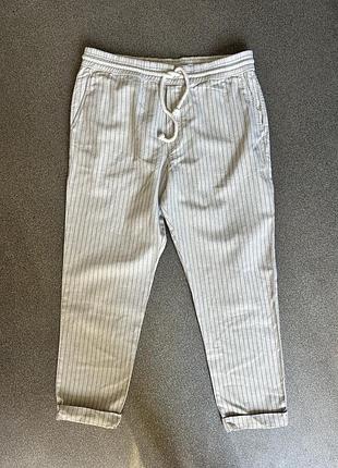 Женские льняные брюки zara p.l
