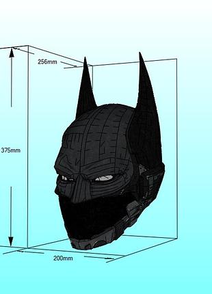 Шлем helmet arkham knight beyond маска mask конструктор з картону паперкрафт papercraft ігровий персонаж пазл 3д фігура