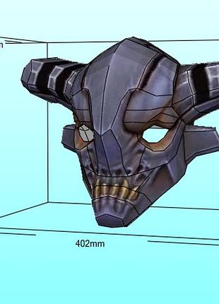Шлем свена sven rogue helmet dota 2 конструктор из картона papercraft паперкрафт игровой персонаж