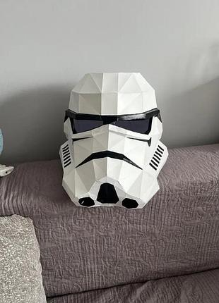 Шлем helmet штурмовик звёздные войны star wars маска mask конструктор из картона papercraft паперкрафт персона