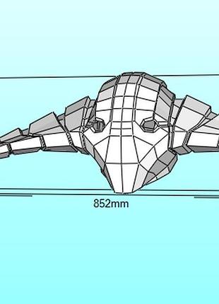 Шолом свена sven helmet конструктор з картону паперкрафт papercraft ігровий персонаж пазл 3д фігура