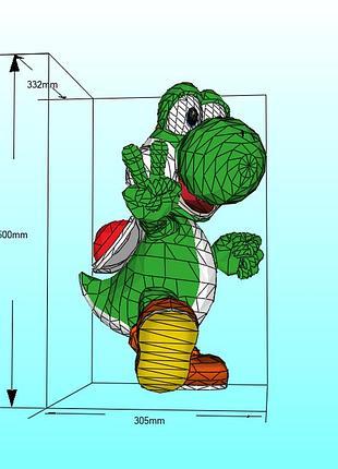 Paperkhan конструктор из картона yoshie 3d фигура character hero персонаж герой паперкрафт набор пазл оригами papercraft