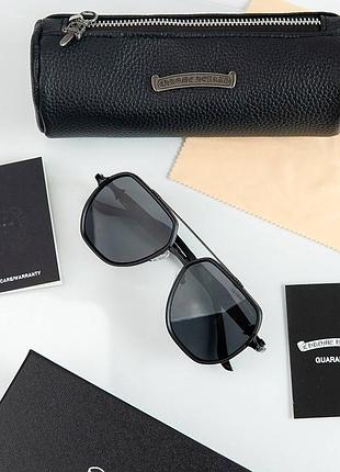 Мужские очки chrome hearts черные