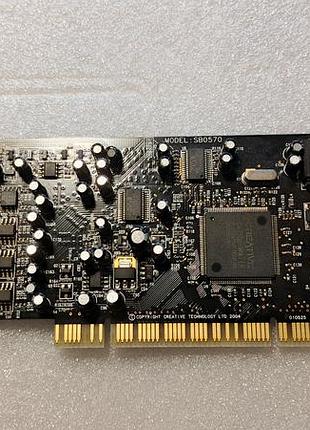 Звуковая карта pci creative sb audigy se 7.1 (sb0570) бу