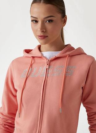 Стильне худі guess зі стразами