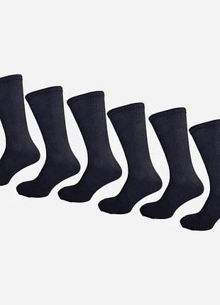 Набор носков лео теннис basic 40-45 6 пар черный