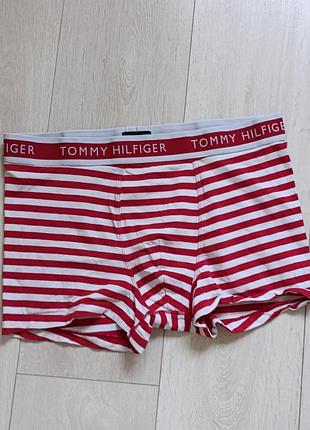 Смугасті труси чоловічі базові боксерки котонові в смужку tommy hilfiger xl 14 42 50