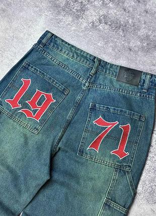 Штаны джинсы ed hardy polar big boy empyre minus two dickies corteiz loose buggy fit dime pants rap джинси