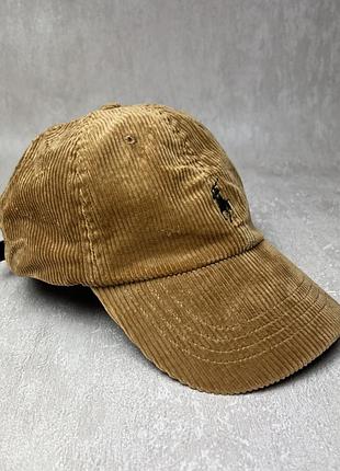 Вельветова кепка від polo ralph lauren