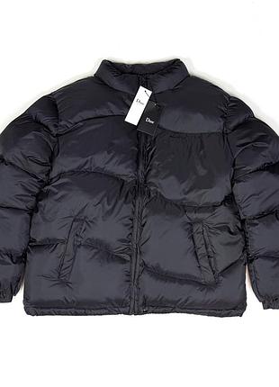 Дутый oversize пуховик dime черный | зимняя куртка пухан унисекс dime x corteiz, водонепроницаемый ripstop