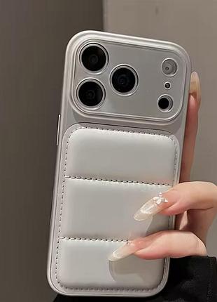 Роскошный чехол для телефона с пуховиком для iphone 13 pro