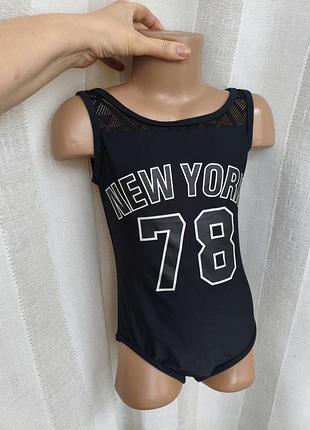 Купальник new york на девочку 7-8 лет (122-128)