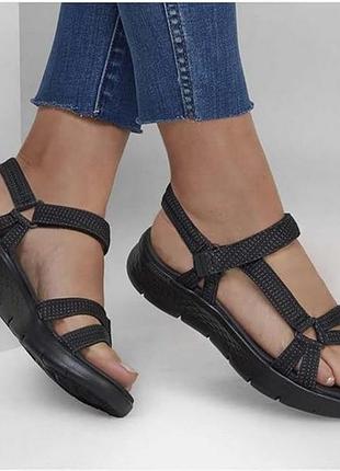 Босоніжки сандалії skechers go walk flex sandal sublime р. 41 устілка 27 см