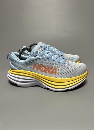 Кросівки для комфортної ходьби бігу тренувань hoka one one bondi 8 оригінал 1127952 ssca