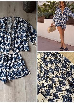 Продам літній костюм кімоно та шорти від zara