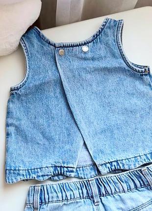 Джинсовая майка zara 4