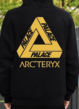 Худі arcteryx x palace hood black l