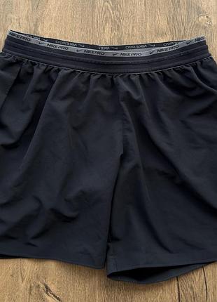 Шорти nike pro dri-fit  оригінал m-l чорні спортивні